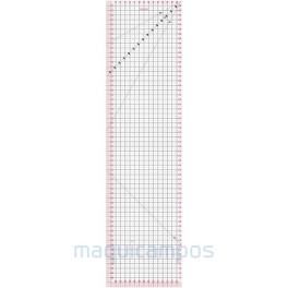 Fiskars 8732- Acrylic Ruler<br>15x60cm