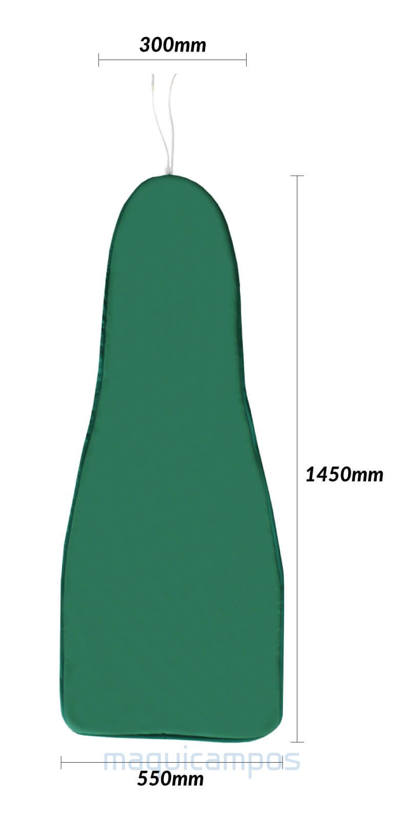 Drypad Verde para Mesa de Planchar 300*1450*550mm