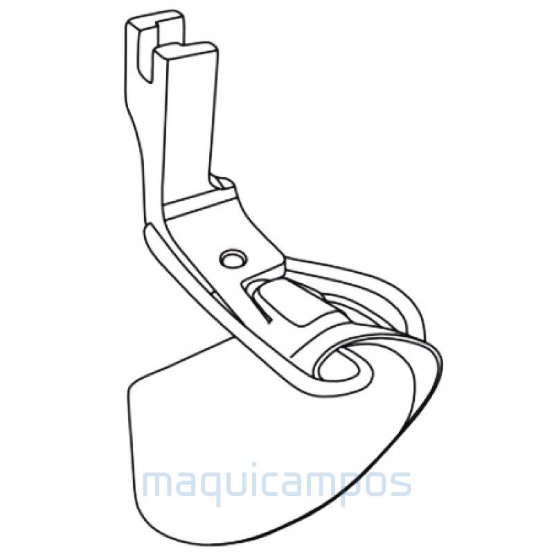 490359 (H5018) 1/4" Double Fold Sring Wire Hemmer Foot Lockstitch