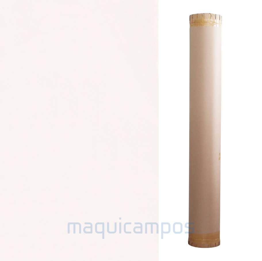 Rolo Papel Branco Plotter s/ Cola 162cm, 60gr/m²