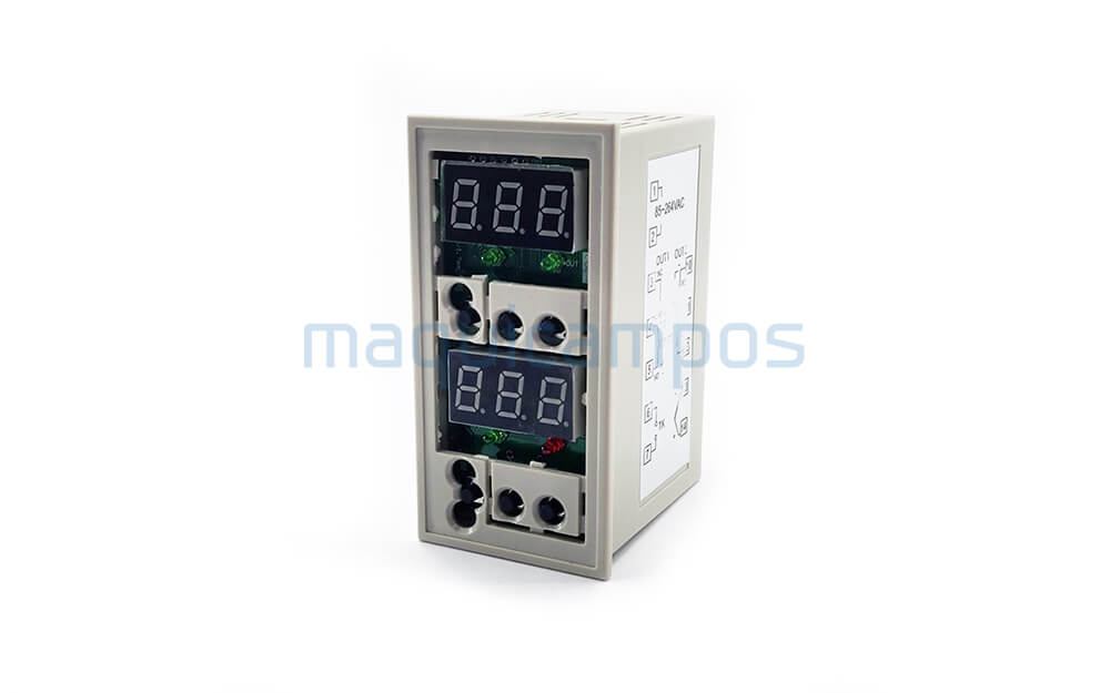 Controlador Digital de Temperatura e Tempo Prensa Térmica Maquic
