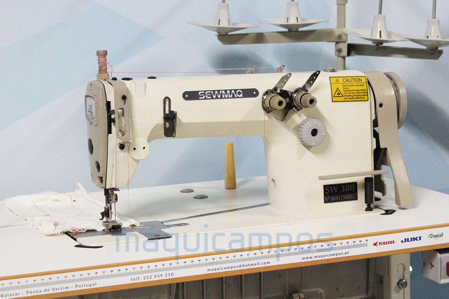 Sewmaq SW380 Lockstitch Sewing Machine, Needle Feed