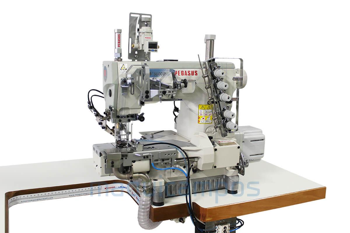 Pegasus W3662P-35 Máquina de Costura de Fazer Bainhas em Fechado Automática