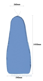 Tejido Azul para Mesa de Planchar<br>360*1450*540mm
