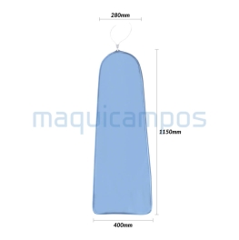 Pano Azul Claro para Mesa de Planchar Semi-Industrial<br>280*1150*400mm