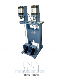 METALMECCANICA MT20/SL<br>Two-Head Pneumatic Snap Press Machine