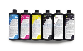 TurboJet UV Printing Ink<br>Color Black<br>1 Liter